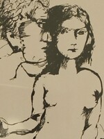 Szalay Lajos szitanyomat/szignált