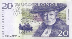 20 kronor korona 2006 Svédország Nils Holgersson kisebbik méret 3. Gyönyörű