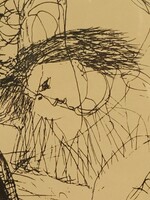 Szalay Lajos szitanyomat/szignált