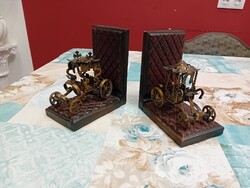 Art Deco könyvtámasz pár