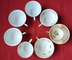 7db Weimar PSK Tettau Winterling Bavaria német és kínai porcelán csésze csomag kávés teás