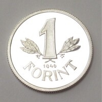 Magyarország,1 forint 1946 PP - Mesterdarabok ezüstből aUNC+ ezüst 5.84g999