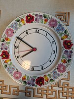 Kalocsai porcelán falióra "eredeti"