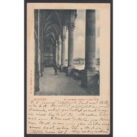 Magyarország,Budapest V. - Az Országház részlete a Duna felől 1899