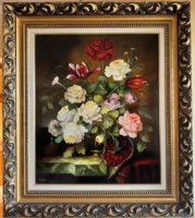 Fürst József Olajfestmény 50 x 60 cm +keret