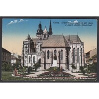 Felvidék,Kassa - Erzsébet székesegyház déli része a Szent Mihály kápolnával 1916