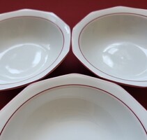 3db Winterling Marktleuthen Bavaria német porcelán tálka tányér kínáló müzli savanyúság kompót