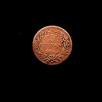 162 éves SAN-MARINO 5 CENTESIMI -, 1863