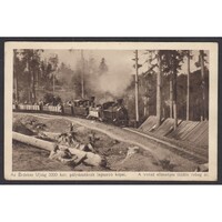 Magyarország,A vonat ellenséges földön robog át 1915  - Kárpáti téli hadjárat