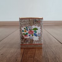 Old Herend cubash pattern porcelain matchbox