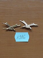 MH LÉGVÉDELMI TÜZÉR RAKÉTÁS TISZTI FEGYVERNEMI JELVÉNY 1286.