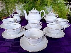 Zsolnay tollazott dobozos Új teáskészlet