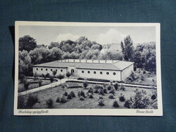 Képeslap,Harkány,Ilona fürdő épület látkép részlet,Szilczer Gyula kiadás,1939-