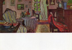 Képeslap:  Rippl-Rónai József festmény.