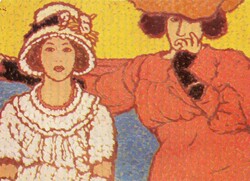 Képeslap:  Rippl-Rónai József festmény.