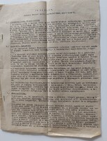 Vidéki színházak államosítása -Krémer Ferenc solti társulata bizalmas jelentés 1949.