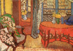 Képeslap:  Rippl-Rónai József festmény.