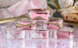 Silver-plated napkin rings