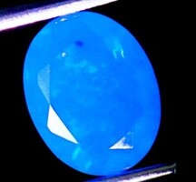 Ausztraliaból származó valódi kék fancy opál csiszolat0 1,35 ct