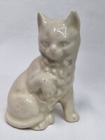 Porcelán cica figura hibátlan állapotban 9,5 cm. magas