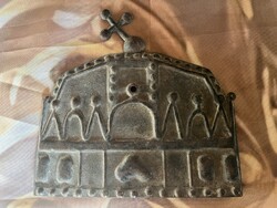 Magyar korana címer felső rész! 17* 16,5 cm