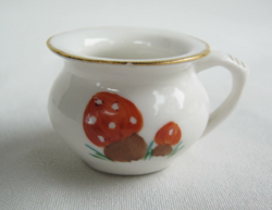 Aquincumi porcelán gombás mini bögre csupor