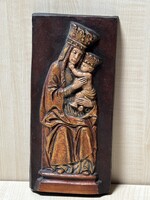 Madonna és a kis Jézus falikép, falidísz, vallás