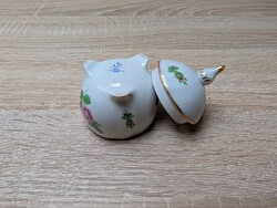Herendi bécsi rózsás 1958-as bonbonier