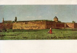 Képeslap:  Mészöly Géza festmény.