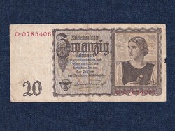 Németország Harmadik Birodalom (1933-1945) 20 birodalmi márka bankjegy 1939