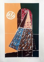 Aknay János - Angyalkapu 42 x 30 cm computer print, merített papír