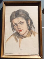 Kunffy Lajos Portré tanulmány