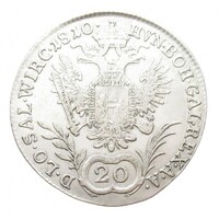 Ausztria,I. Ferenc 20 krajcár 1810 A EF ezüst 6.68g583