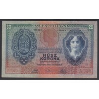 Magyarország,20 kronen/korona 1907 Restaurált