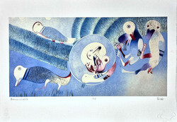 Földi Péter - Forrásvidék 30 x 42 cm computer print, merített papír