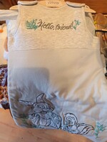 Primark size 68 sleeping bag with free bodysuit.