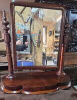 Viktoriánus mahagóni asztali tükör