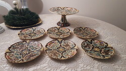 Antik,Ditmar Znaim kerámia süteményes készlet