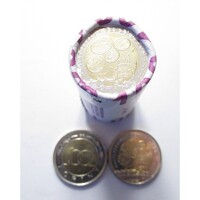 Magyarország,100 forint 2022 - Pénzmúzeum - DÁNIÓ rolni  ötvözet
