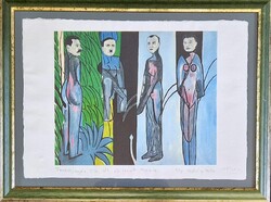 DrMáriás - Tavasz, nyár, ősz, tél és ismét tavasz 30 x 42 computer print, merített papír