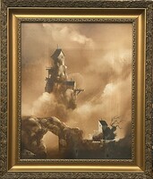 Árkossy István olajfestmény