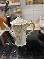 Antik teás kancsó porcelán sérült