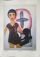 Fe Lugossy László  - Talán 42 x 30 cm computer print, merített papír