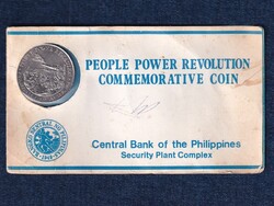 Fülöp-szigetek Emberek Hatalom Forradalom 10 Peso 1988 elsőnapi veret