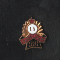 Szövetkezeti ipar törzsgárda 15 jelvény.