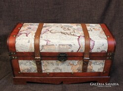 Térképes hajóláda L (37656)