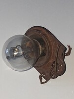 Régiség, gyűjtőknek! 1db régi típusú Tungsram izzó és bajonettzáras foglalat