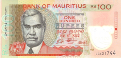 Mauritius 100 rúpia 2024 UNC POLYMER