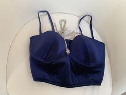 Töredékár! Új címkés luxus Intimissimi bársony kristály alkalmi felső top melltartó köves csillámos