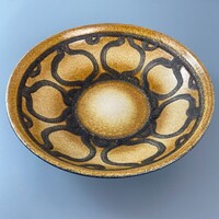 NDK-DDR kerámia tál – VEB Keramik Haldensleben, 1960–70-es évek-UA739